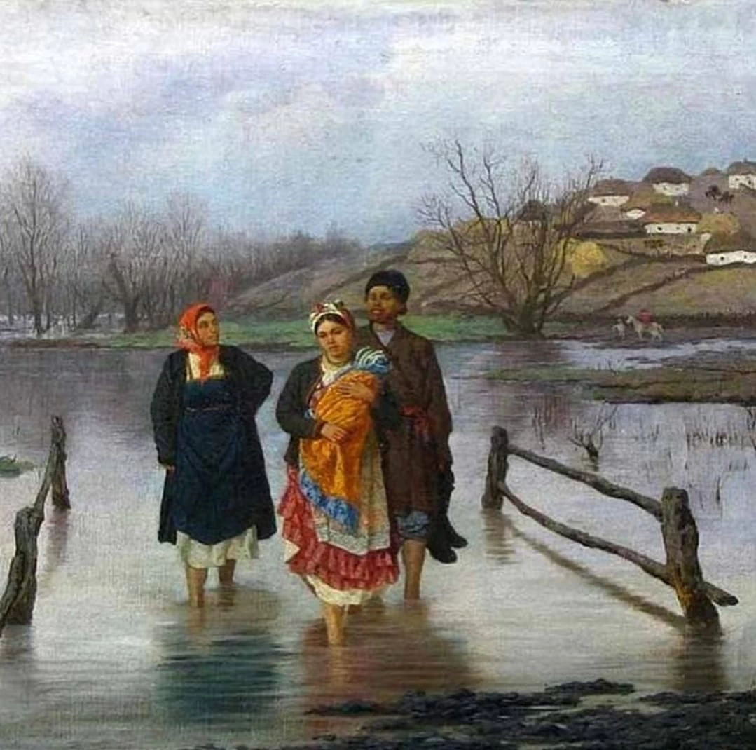 Nikolaj Kornilevič Pimonenko - Il guado